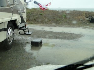 Great view, but a bit of rain!