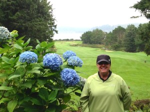 Golfing at Salishan - views of the ocean!