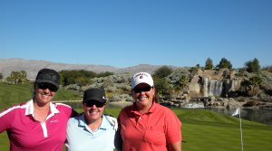 Sunny, Me & Shelly golfing