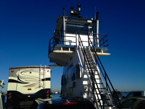 The MoHo's first ferry ride!
