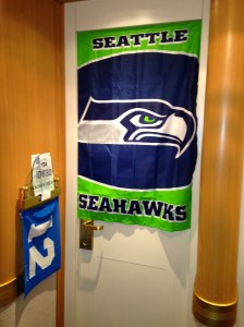 This was our door on the cruise