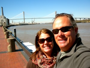 River walk in Savannah, GA