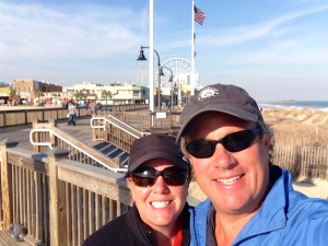 The boardwalk in downtown Myrtle Beach