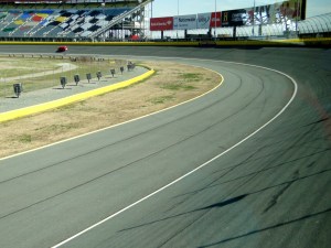 Doing laps in our van