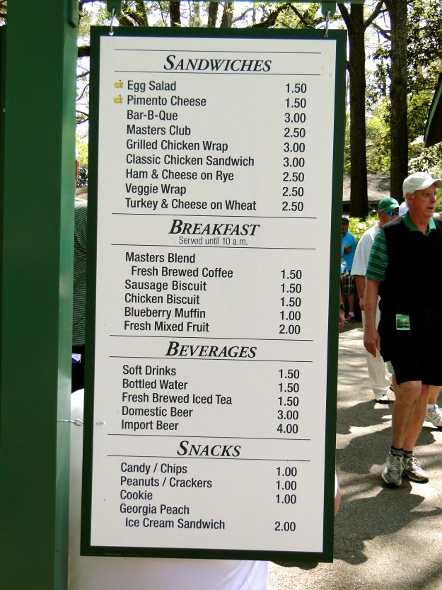 This is the menu - check out the reasonable prices!