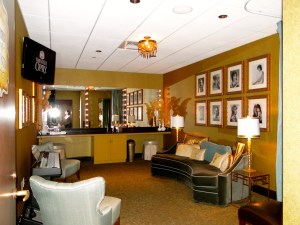 One of the many dressing rooms inside the Opry