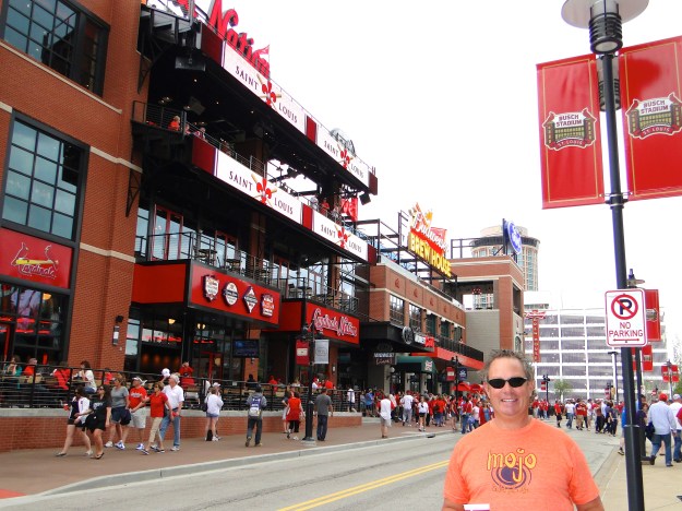 The scene before the game