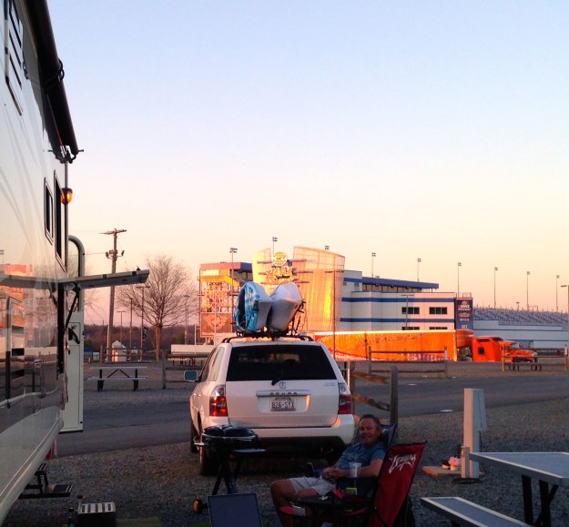 View from our camping spot