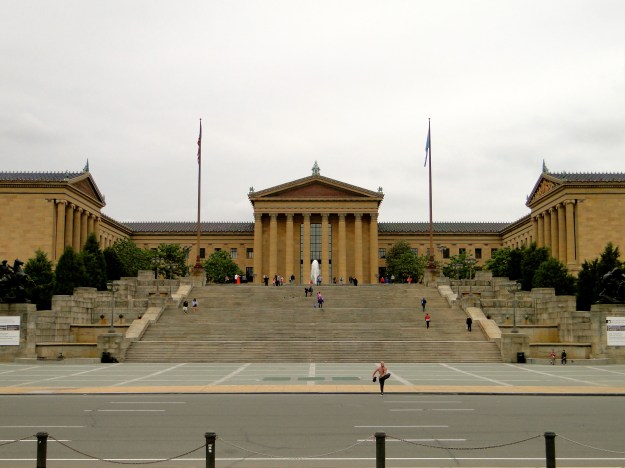 The famous steps, Philadelphia Museum of Art