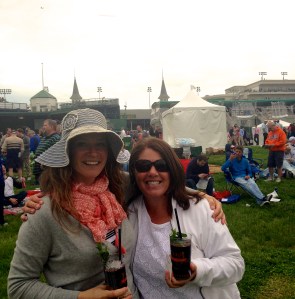 Hanging out in the infield, the Oaks
