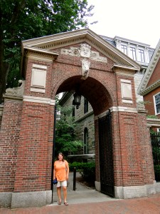 The campus area was surrounded by gateways into the campus area