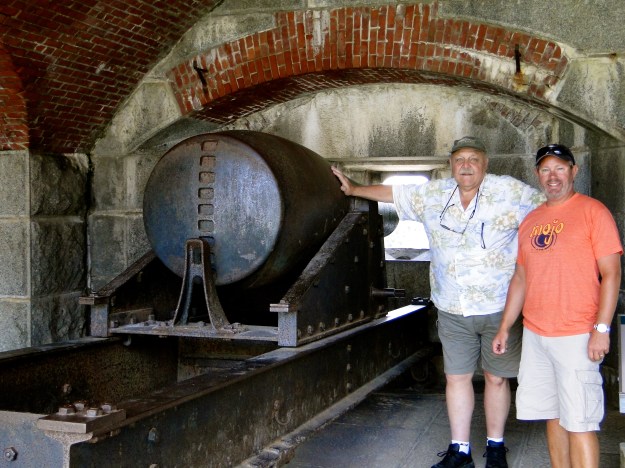 Billy & Mike inside Fort Knox