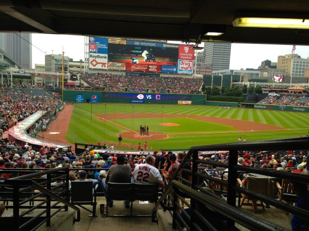 View from our seats - thanks Matt!