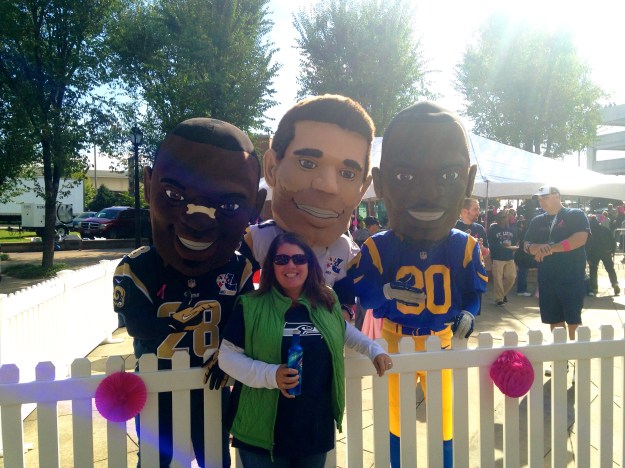 Traci and some past Rams