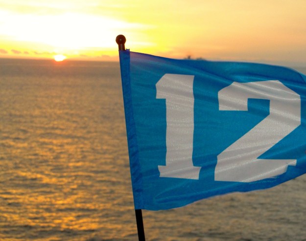 Showing our 12th man spirit!