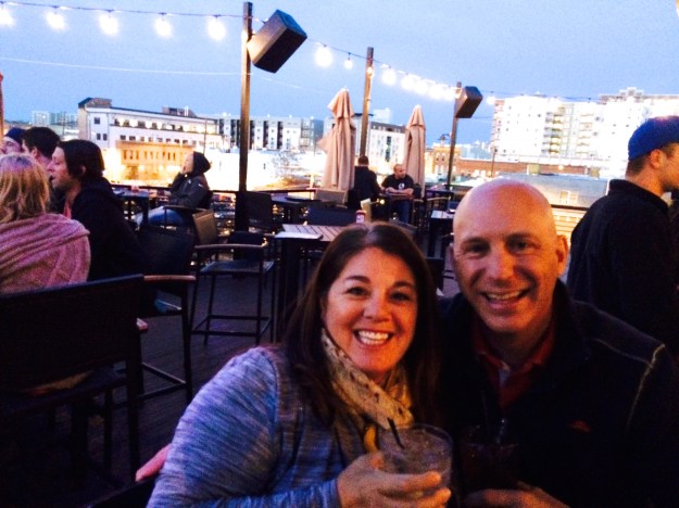 Ron and I at the Viewhouse Bar
