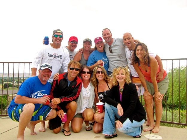 Annual Pool Party at Camp Cameron - this pic represents 4 different years of Shorecrest High School graduates