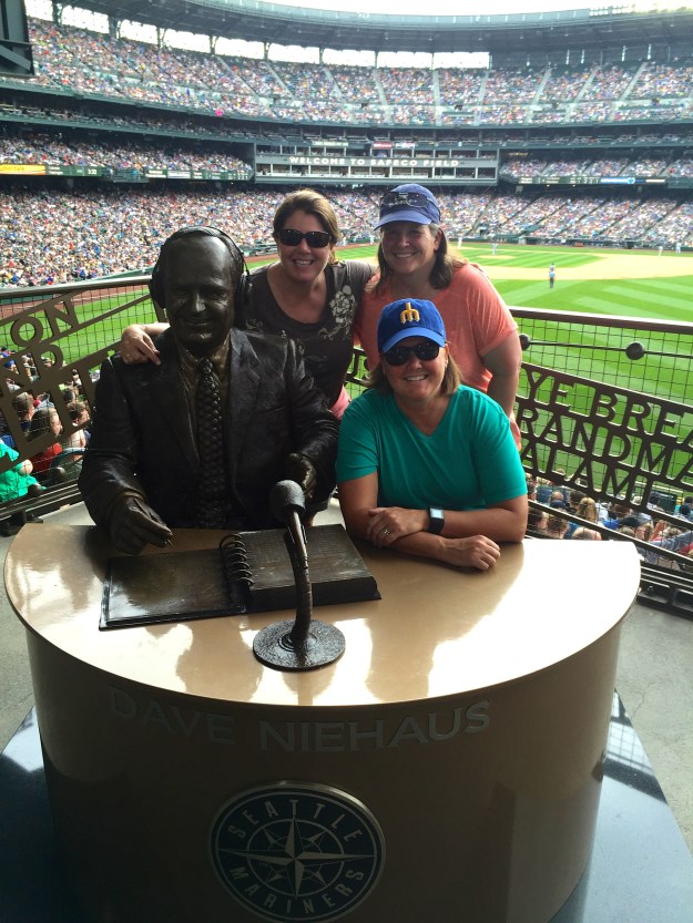 Mariners game with Shelly and Kris